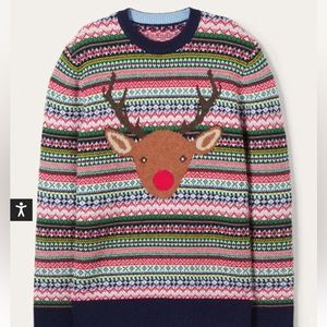 Unisex Boden lambswool blend crew neck sweater